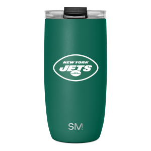 NFL Voyager Tumbler with Clear Flip Lid & Straw